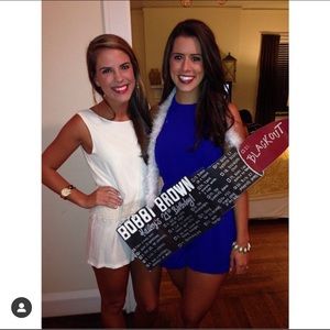 Forever 21 Royal Blue High Neck Romper